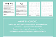 ABC Lettering Worksheet, a Graphic by Jordyn Alison Designs (Thumbnail 3 of 4)