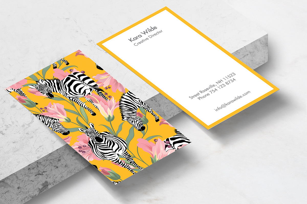 Striped For Life Business Card, a Business Card Template by Human-made. Made to feel. (Photo 1 of 2)