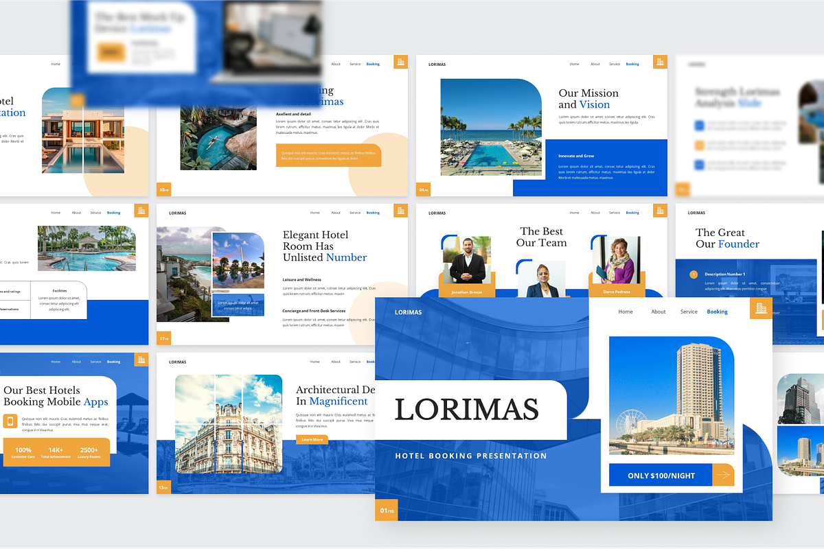 Lorimas - Hotel Booking Google Slide, a Presentation Template by SquidPixey (Photo 6 of 6)