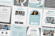 Wellness Coach Ebook Template Blue, a Magazine Template by DigiPax (Thumbnail 3 of 11)