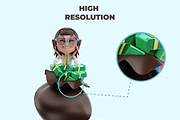 3D WOMEN CHARACTER BUSINESS PACK, a Characters & Person 3D Model by MUNIK STUDIO 3D (Thumbnail 3 of 6)