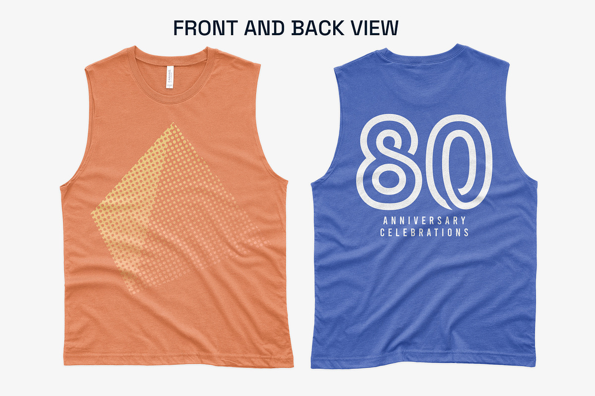 Bella Canvas 3483 Muscle Tank Mockup, a Shirt Mockup by GraphicHero (Photo 3 of 9)