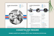 Barber Resume Template Design, a Resume Template by Stanin Studio (Thumbnail 1 of 10)
