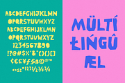 Monday Crunchy Quirky Cutout Font, a Handwritten Font by 24Design Studios (Thumbnail 8 of 9)