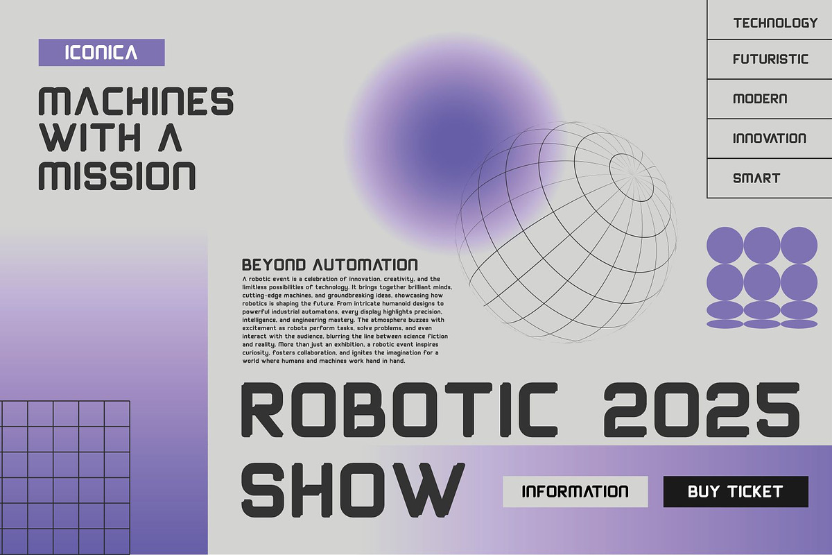 Arelv || Futuristic Display Font, a Serif Font by Ermedia Studio (Photo 4 of 10)