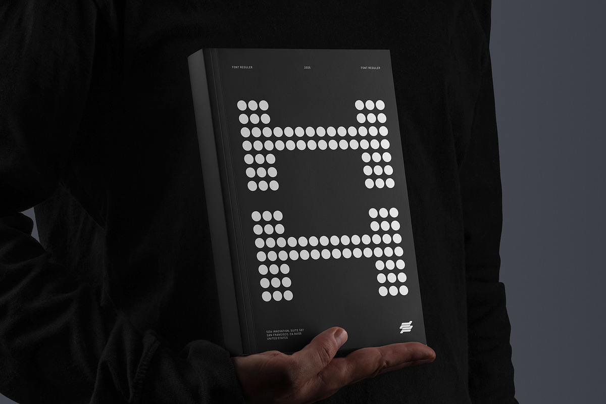 Neo Rizon - Modern Dot Display, a Sans Serif Font by Typia Nesia (Photo 7 of 12)