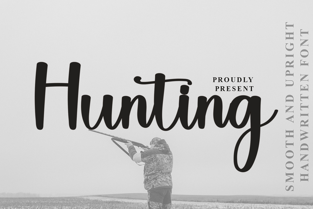 Hunting, a Handwritten Font by FreshTypeINK (Photo 1 of 6)