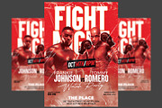 Boxing Flyer Template, a Flyer Template by Hotpin (Thumbnail 1 of 2)
