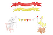 Farm Party Barnyard Animals Clipart, an Animal Illustration by Magic Story Studio (Thumbnail 4 of 5)
