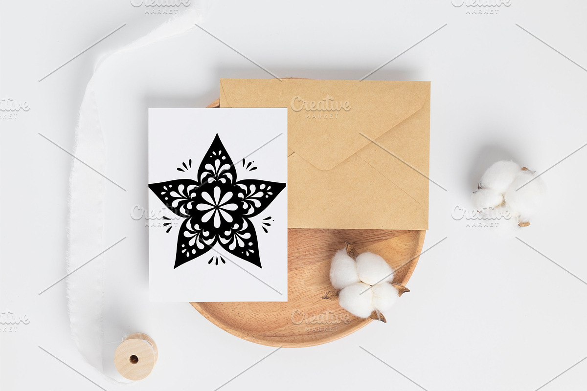 120 Folk Art Stars SVG & PNG Bundle, an Object Graphic by Pattern Whimsy (Photo 5 of 5)