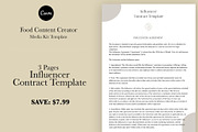 Food Media Kit Template | Canva, a Social Media Template by Bonita Digital Design (Thumbnail 6 of 7)