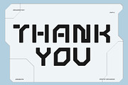 Dragnes - Futuristic Sci-fi Font, a Sans Serif Font by Drizy (Thumbnail 9 of 10)