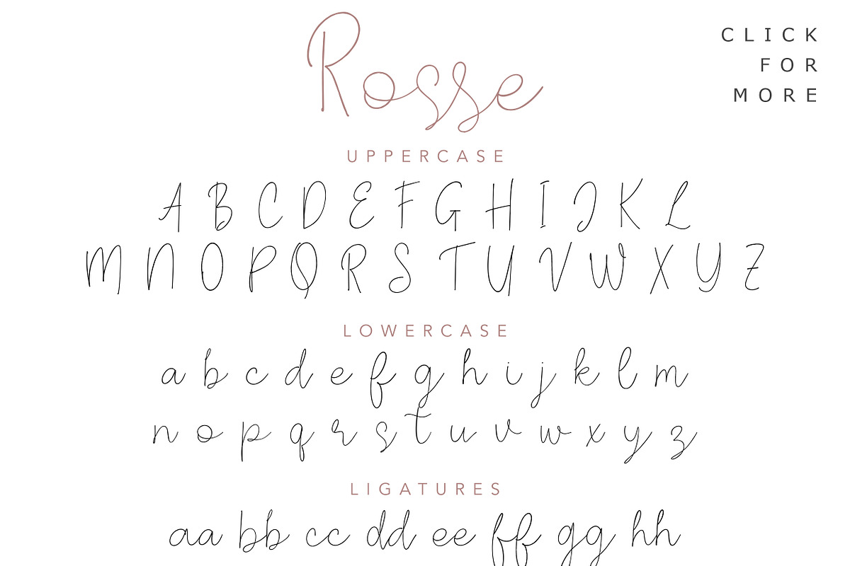 Rosse - Casual Beauty font, a Script Font by Konstantine Studio (Photo 9 of 9)