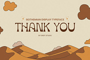 Gothemian - Vintage Sans Serif Font, a Sans Serif Font by Drizy (Thumbnail 10 of 10)