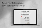 CANVA Minimal Social Media Pack, a Social Media Template by Eternel Design Studio (Thumbnail 3 of 5)