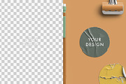 Saffron Markers & Washi Toolkit Pack, a Merchandise Mockup by Custom Scene (Thumbnail 10 of 10)