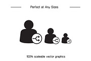 People User Icons Set, an Icon by Designfour (Thumbnail 7 of 7)