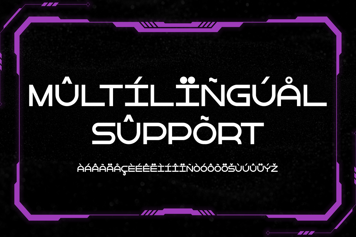 Futurist - Futuristic Modern Font, a Sans Serif Font by overlaytemplates (Photo 5 of 5)