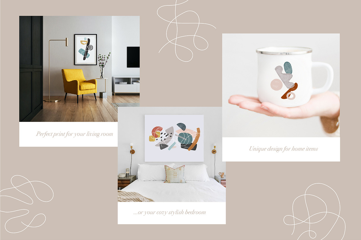 Abstract Balance Graphic Set, a Decorative Illustration by Nina's Illustration Shop (Photo 7 of 7)