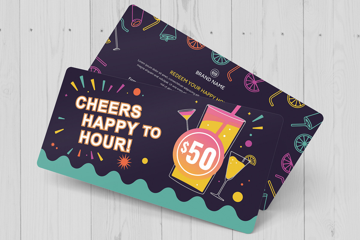 Happy Hour Gift Voucher preview 3