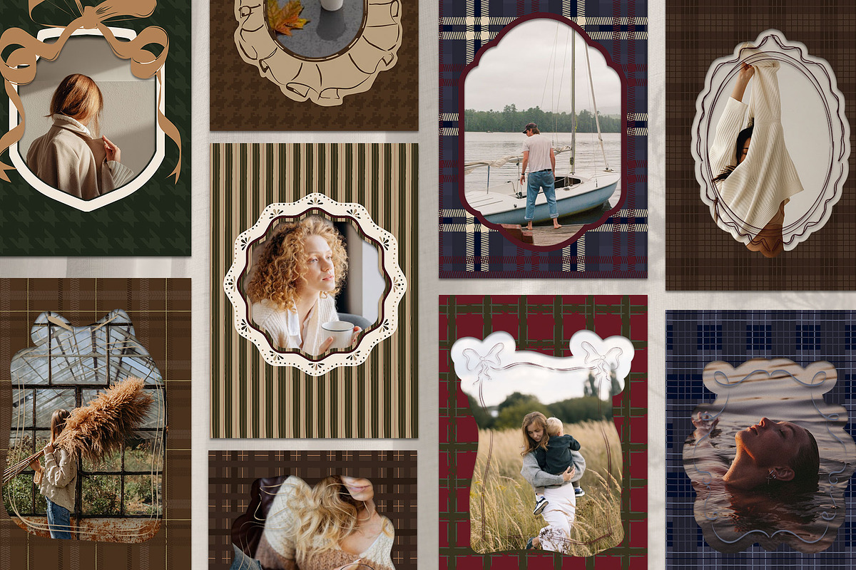 100+ Cozy Season - Patterns & Frames, a Pattern Graphic by Mio Buono (Photo 10 of 15)