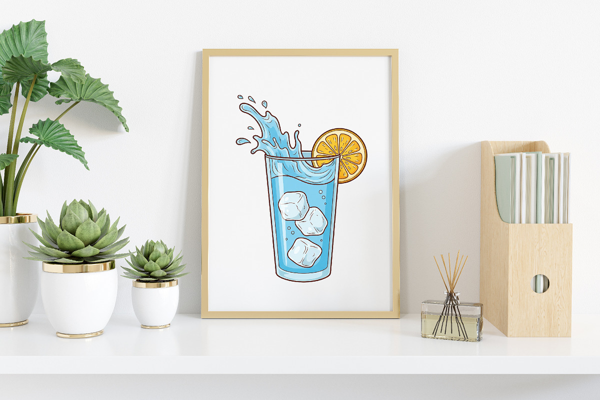 Watercolor Hello Summer Clipart, an Illustration by Canvas Craft (Photo 4 of 5)