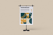 Poster Stand Mockup, an Advertising Mockup by HanaSaka_Studio (Thumbnail 5 of 5)