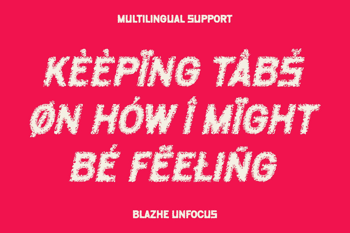Blazhe Unfocus, a Sans Serif Font by Craft Supply Co. (Photo 4 of 8)