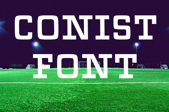 Conist Font preview 7
