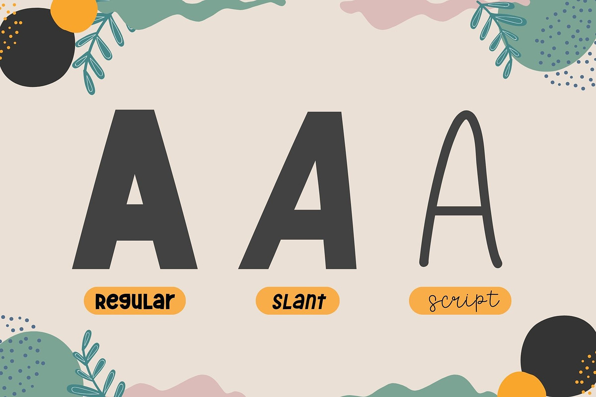 Fox Maple Trio Font, a Handwritten Font by Fox7 By Rattana (Photo 2 of 11)