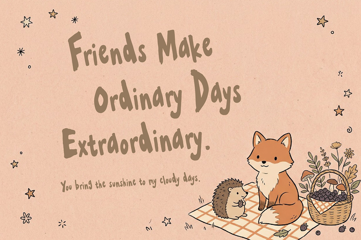 Purrfriends Ciwawa - Friendship type, a Sans Serif Font by HypeWorksCo (Photo 3 of 15)