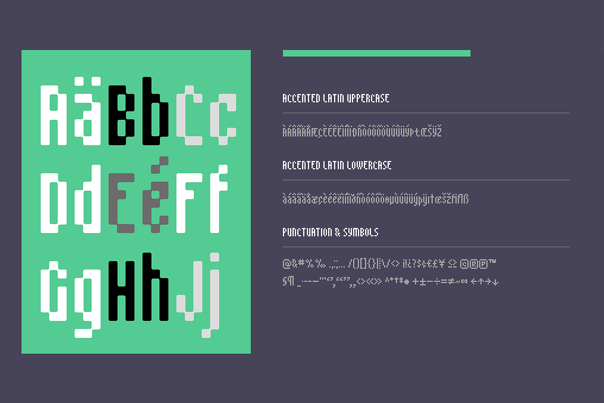 Expo - Pixel Font preview 5