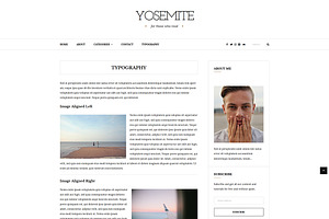 Yosemite - A WordPress Blog Theme