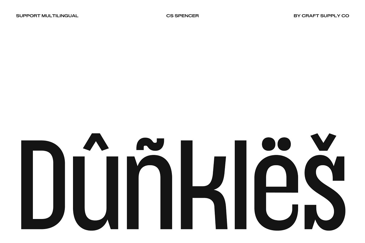 Spencer – Condensed Font, a Sans Serif Font by Craft Supply Co. (Photo 6 of 8)