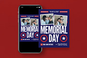 Memorial Day Photobooth, a Card Template by graphicook (Thumbnail 1 of 4)