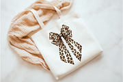 Coquette Bow Leopard PNG, an Illustration by Watercolor design (Thumbnail 2 of 3)