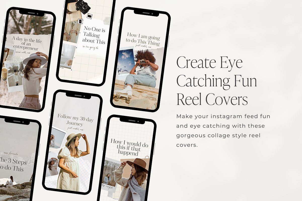 Collage Instagram Reel Covers Canva, a Social Media Template by Tabitha Emma (Photo 4 of 8)