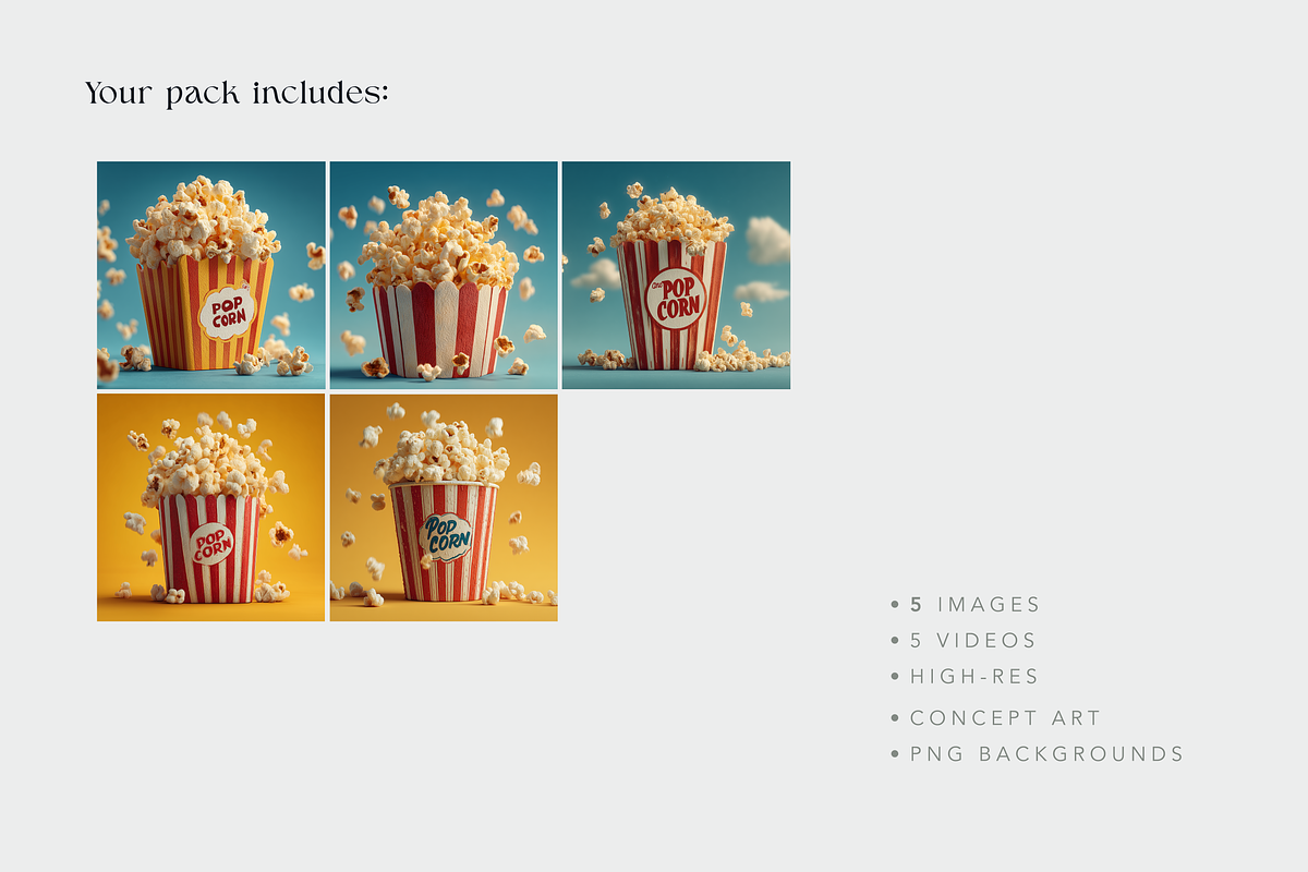 Popcorn - Stock Images & Videos, an Arts & Entertainment Photo by Typedreams.site (Photo 3 of 3)