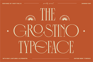 The Grostino Typeface
