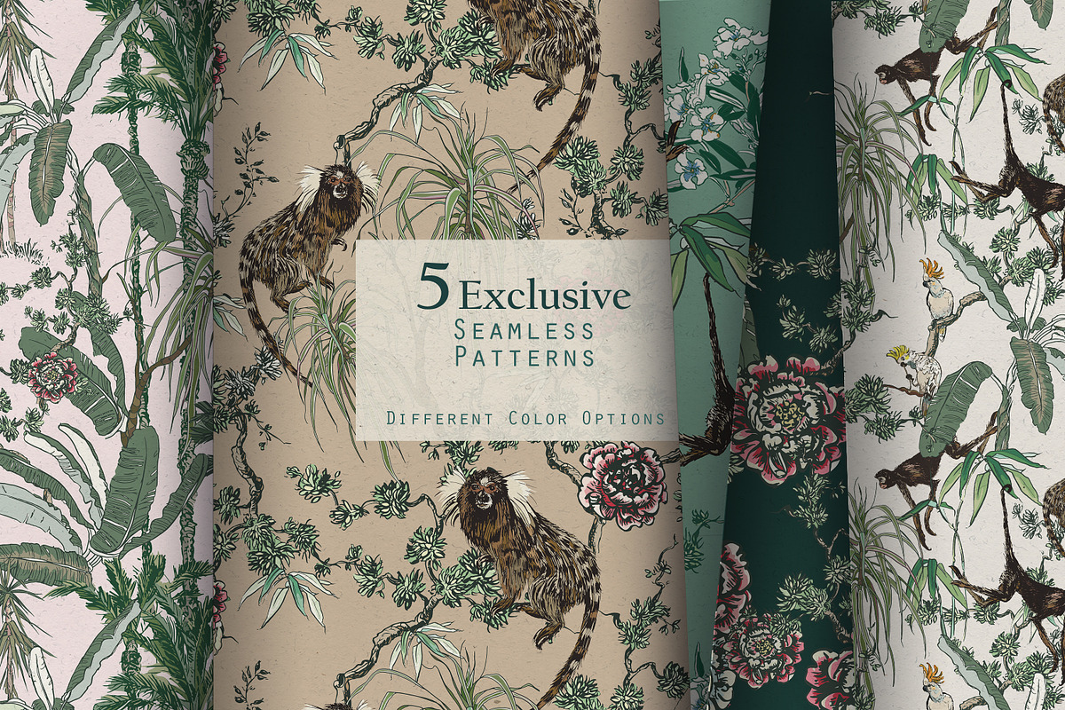 Chinoiserie. Seamless Patterns, a Pattern Graphic by Irina Dolgikh (Photo 3 of 13)