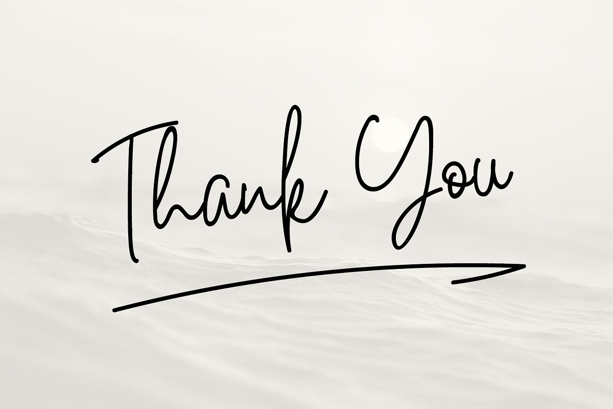 White Star - Chic Handwritten Font, a Script Font by din-studio.com (Photo 8 of 8)