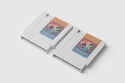 Retro Game Cartridge Mockup, a Mockup by Alolieli Studio (Thumbnail 4 of 4)