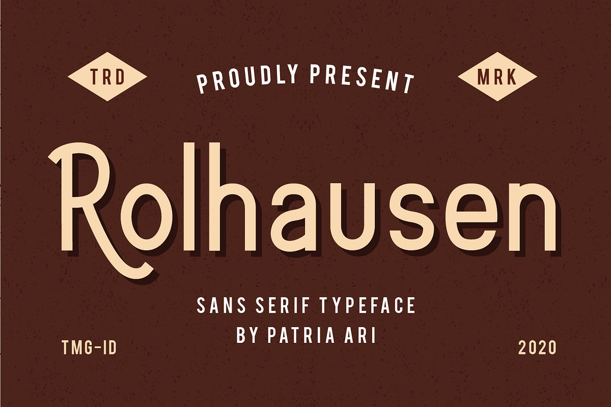 Rolhausen, a Sans Serif Font by Patria Ari (P4tcreativa) (Photo 1 of 11)