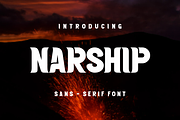 Narship, a Sans Serif Font by lelevien (Thumbnail 4 of 4)