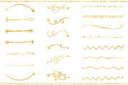 29 Gold Textured Elements, an Object Graphic by Fathima's Studio (Thumbnail 2 of 4)