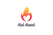 Hot Heart Logo, a Branding & Logo Template by IKarGraphics (Thumbnail 3 of 3)
