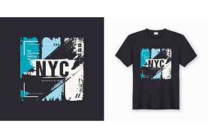 New York City Stylish T-shirt Design