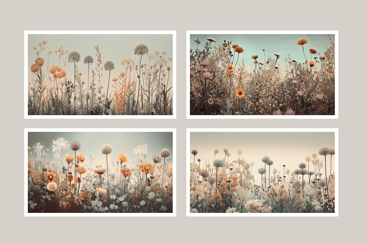 Zewe Collection · Zen Flowerscape, a Texture Illustration by milatovar (Photo 3 of 20)