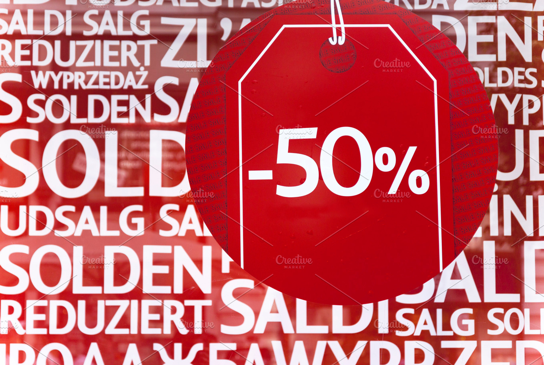 Window display with word Sale, a Business Photo by BOOCYS