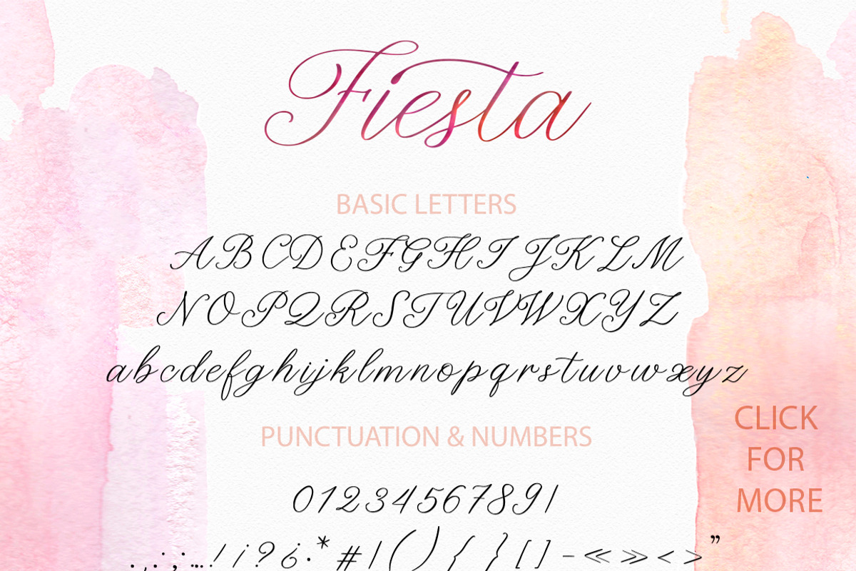 Fiesta. Font Duo. + Bonuses preview 5